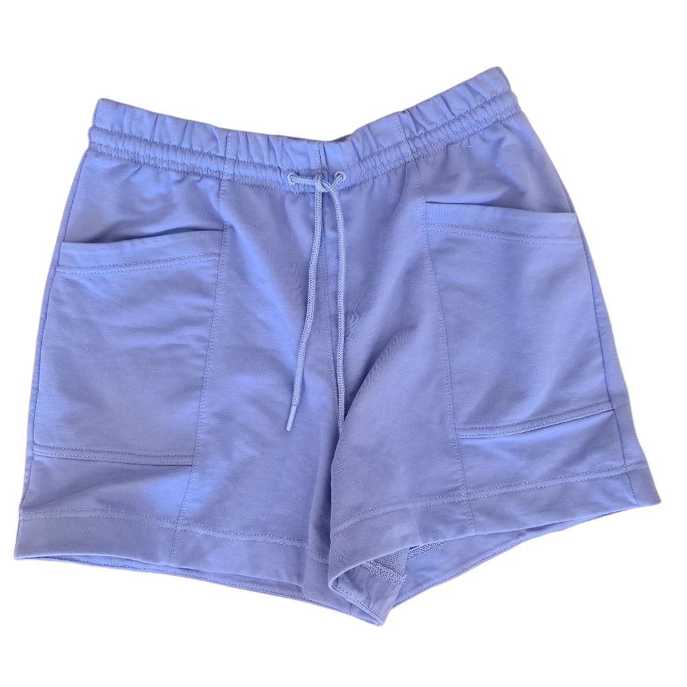 Athleta Mid-rise‎ Retoterry Purple/Lavander 3" Shorts! NWOR - Picture 2 of 8